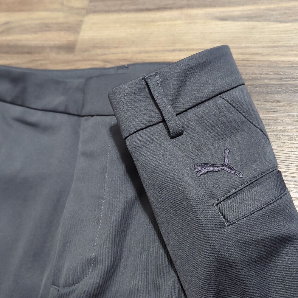 Puma PWR Warm Pleated Athletic Pants Work‎ Golf Gray Trousers 26A